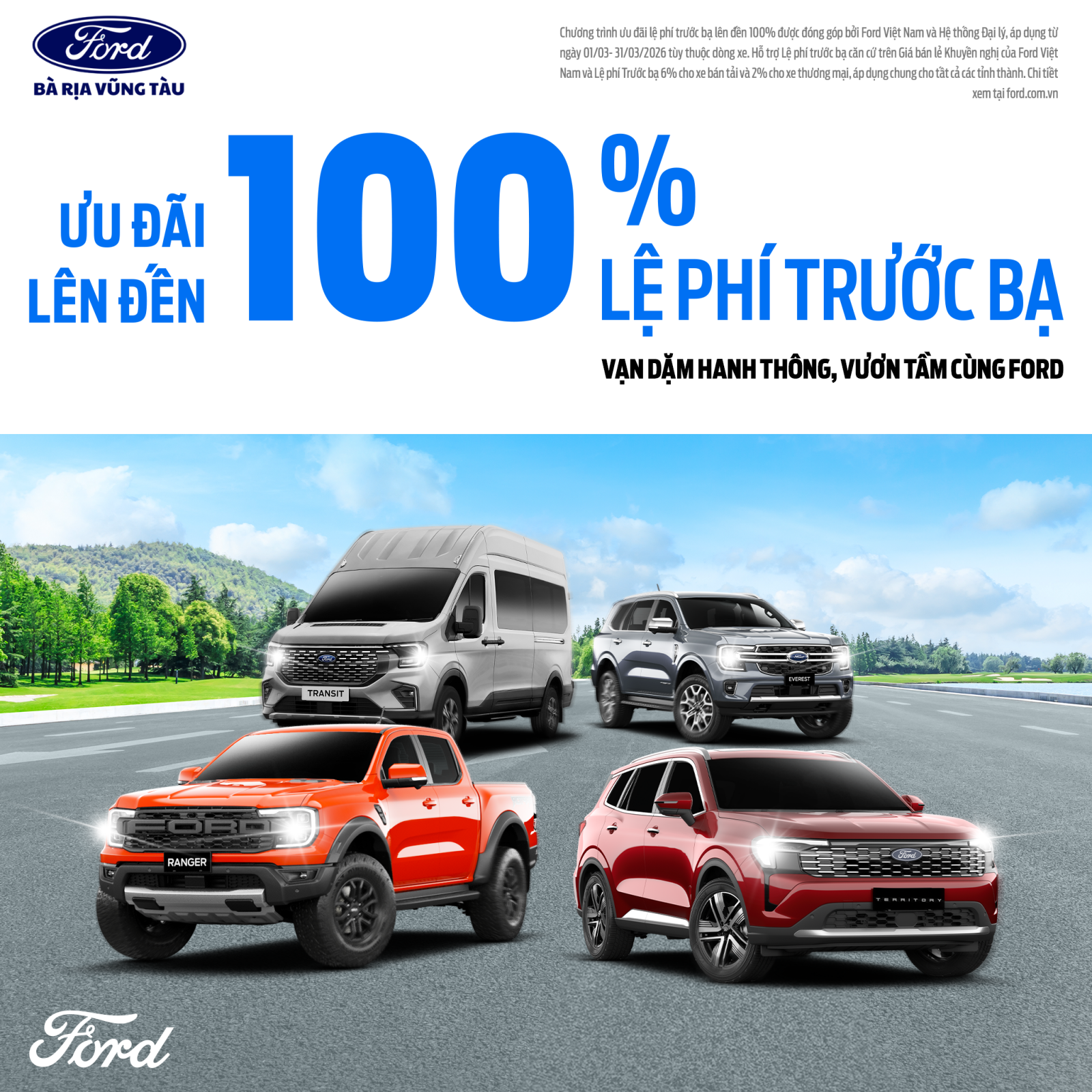 Khởi Đầu Mới – Vạn Dặm Hanh Thông, Vươn Tầm Cùng Ford